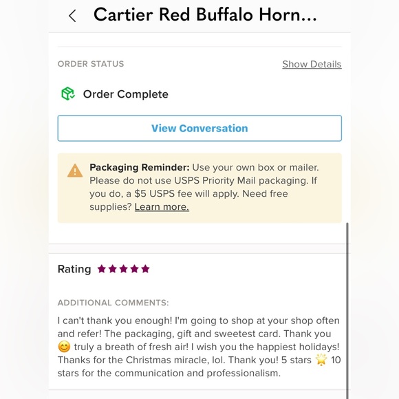 Cartier Big C Rimless Unisex Sunglasses - Picture 9 of 9